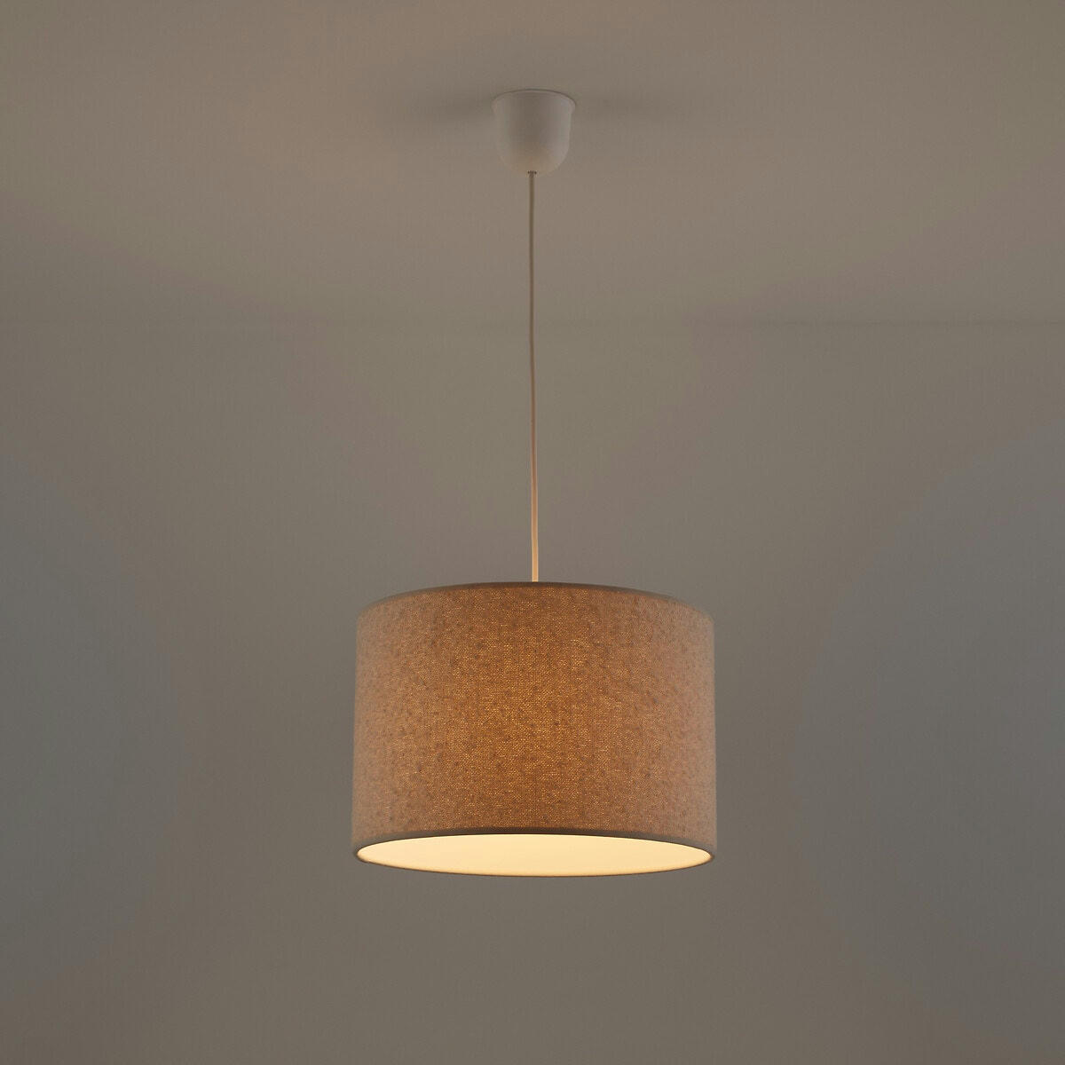 Suspension/Abat-jour bouclette Ø30 cm, Lockie