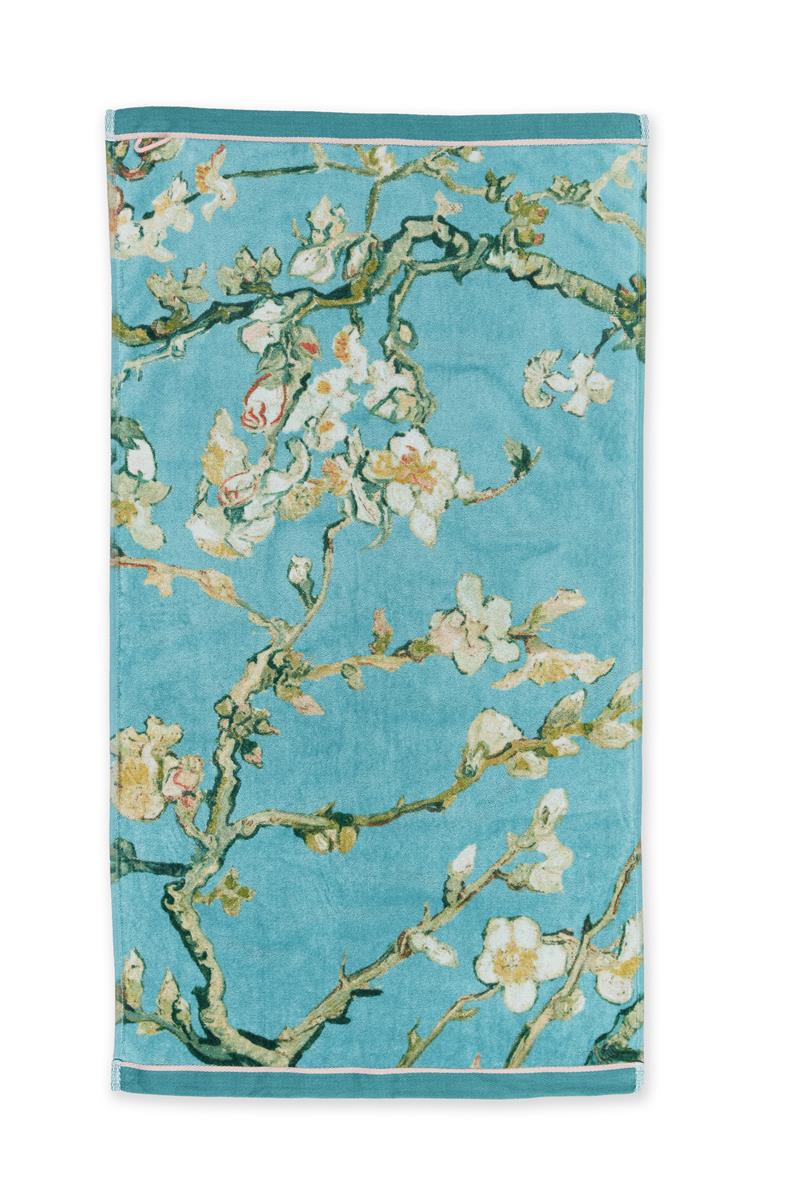 Beddinghouse x Van Gogh Museum Blossom - Douchehanddoek - 55x100 cm - Blauw