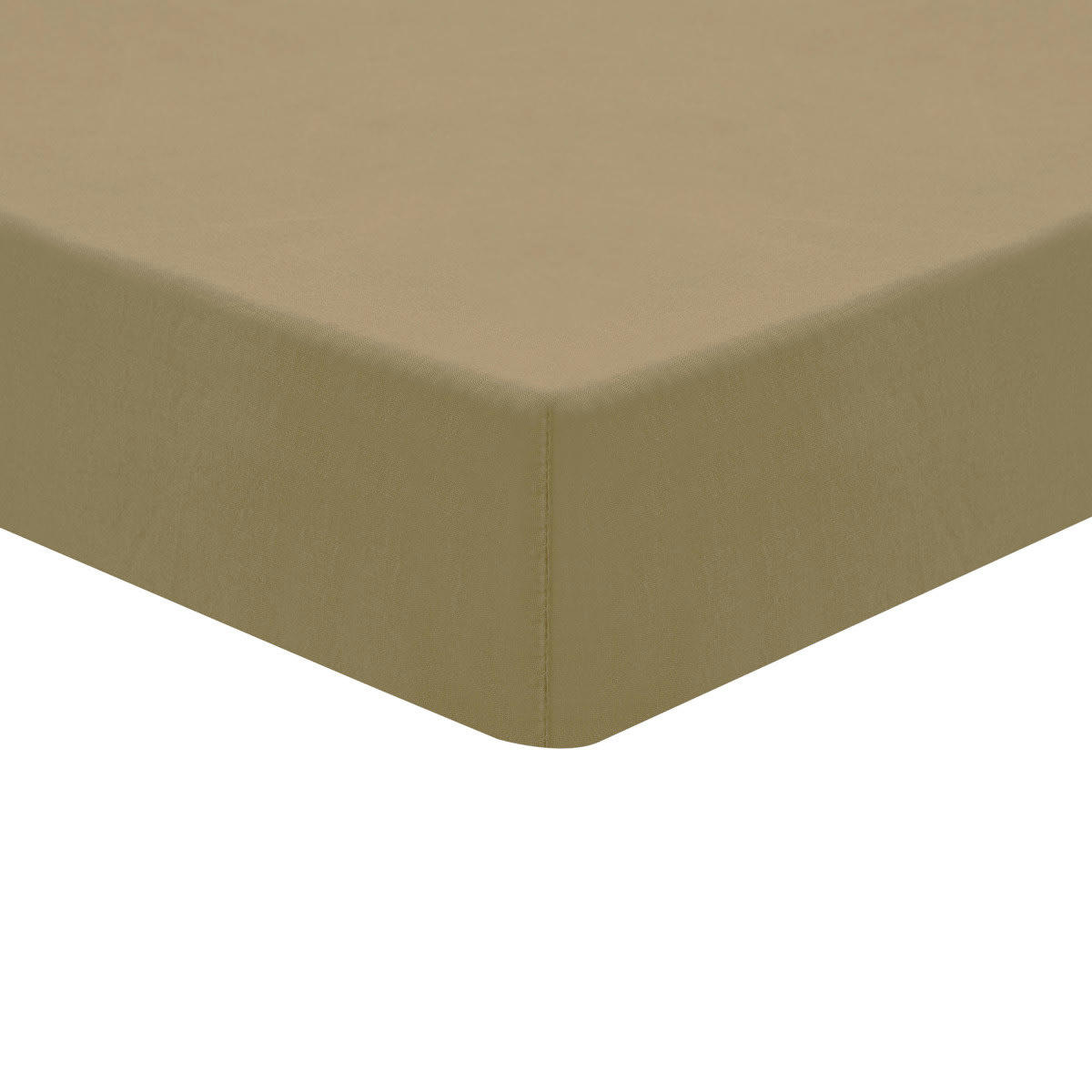 ORGANIKA - Drap housse en coton bio lavé Corde 160x200 cm