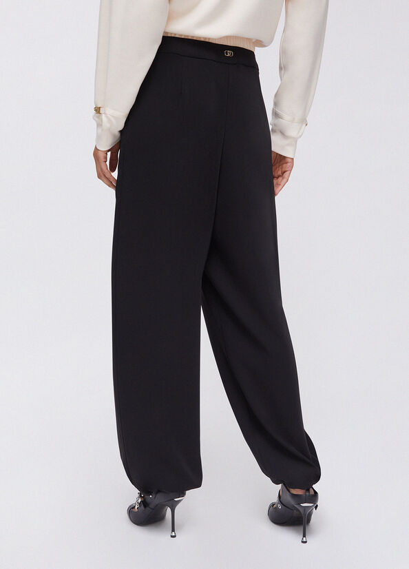 Pantaloni con doppio cintone