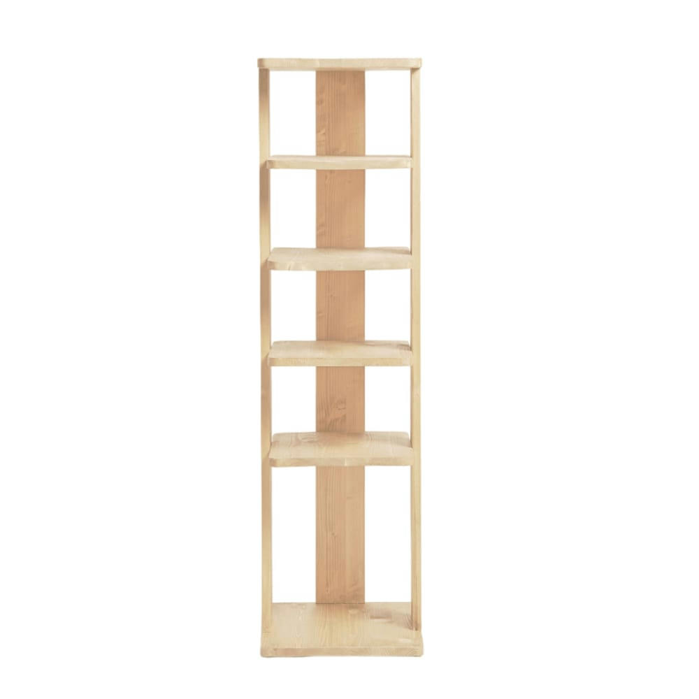 EFRON - Porte-chaussures en bois d’épicéa en couleur beige