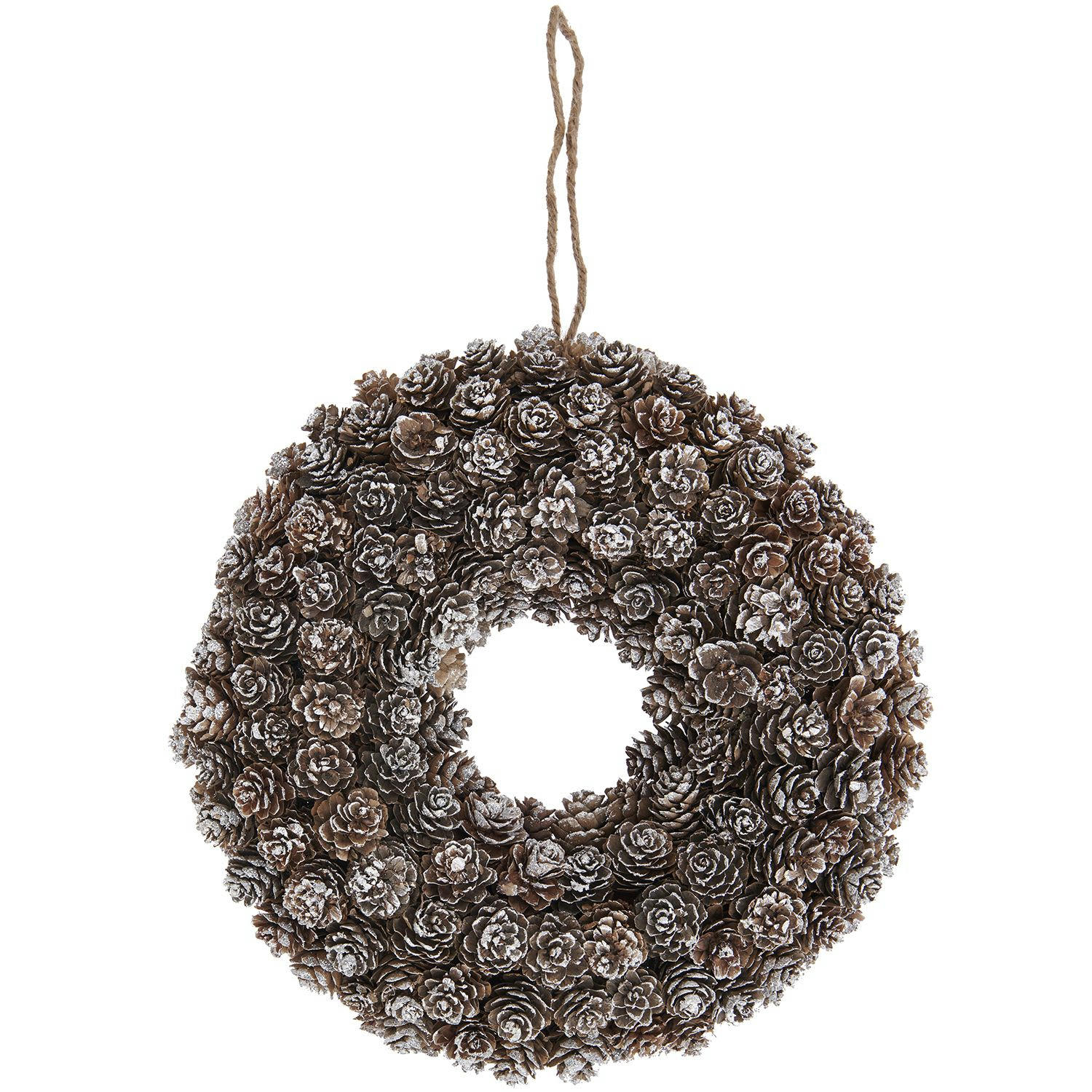 - Couronne mini pommes de pin Ø 30 cm