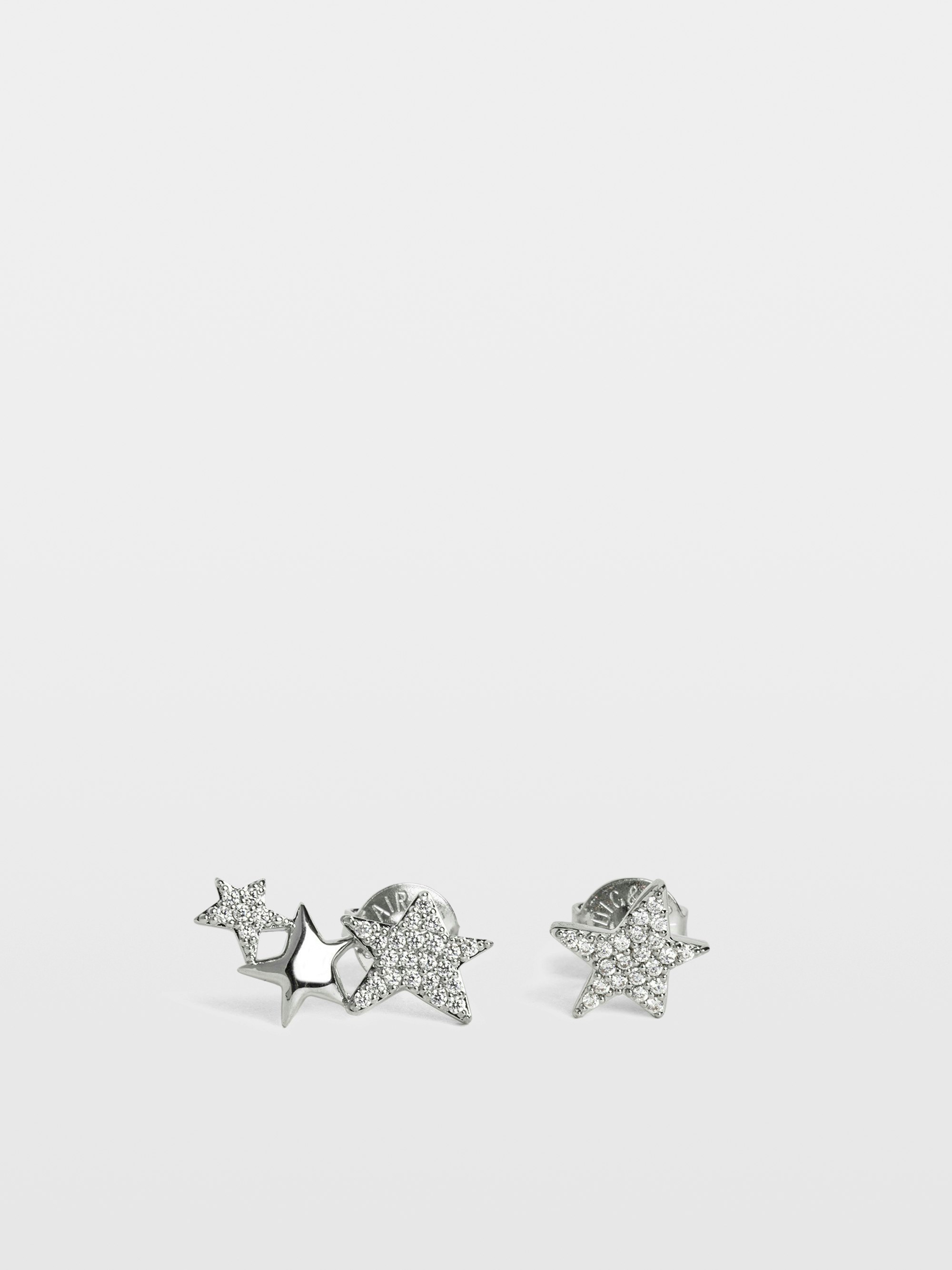 Boucles D'Oreilles Rock Star Strass
