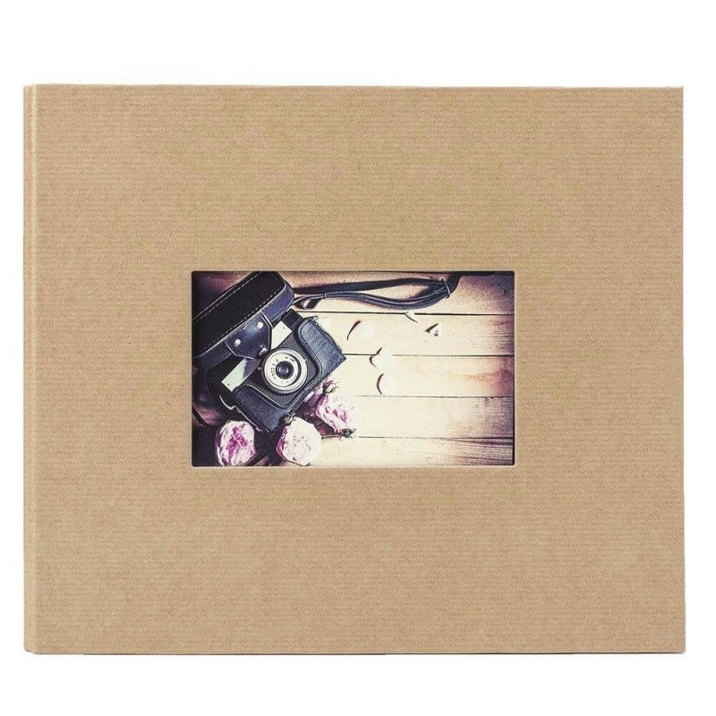 STUDIO - Album photo traditionnel kraft 60 pages 120 photos 10x15