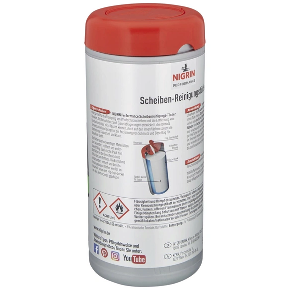 Scheibenreinigungstuch, Weiß, 36 Stk.