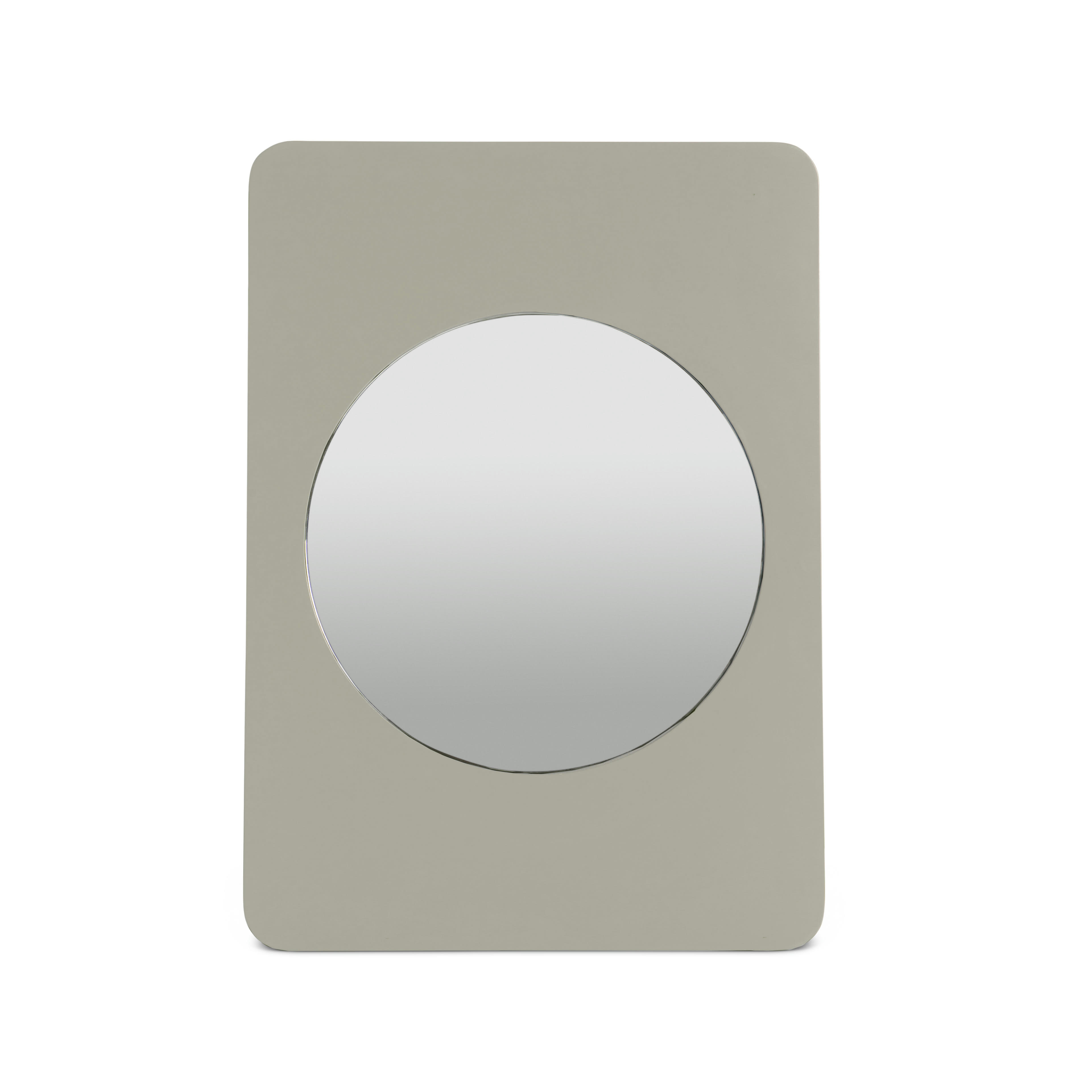 MILOS - Miroir en MDF 70x50cm Taupe
