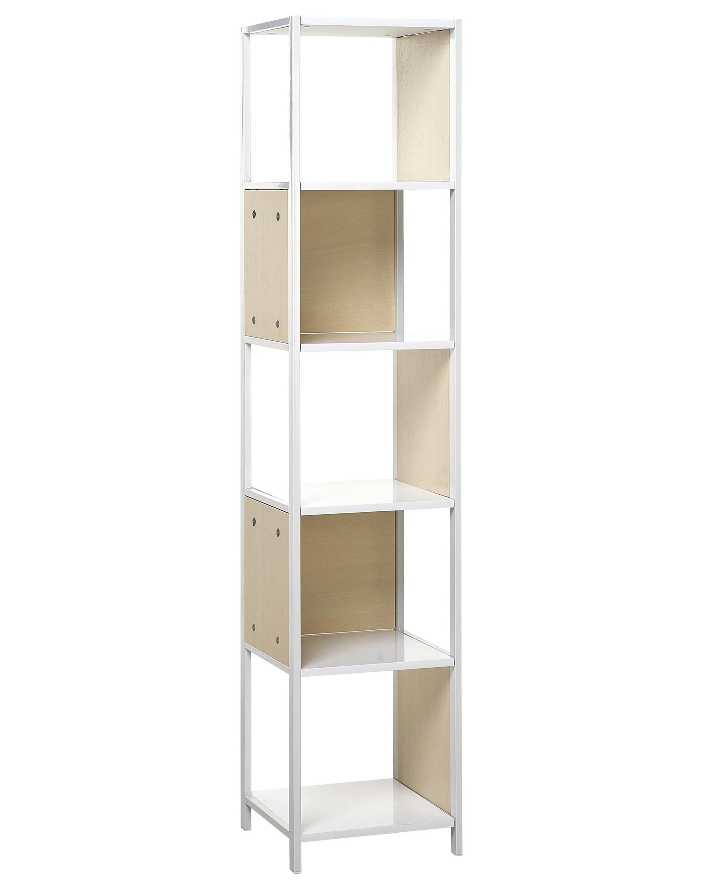 5 Tier Shelving Unit BOGOTA 165 cm White