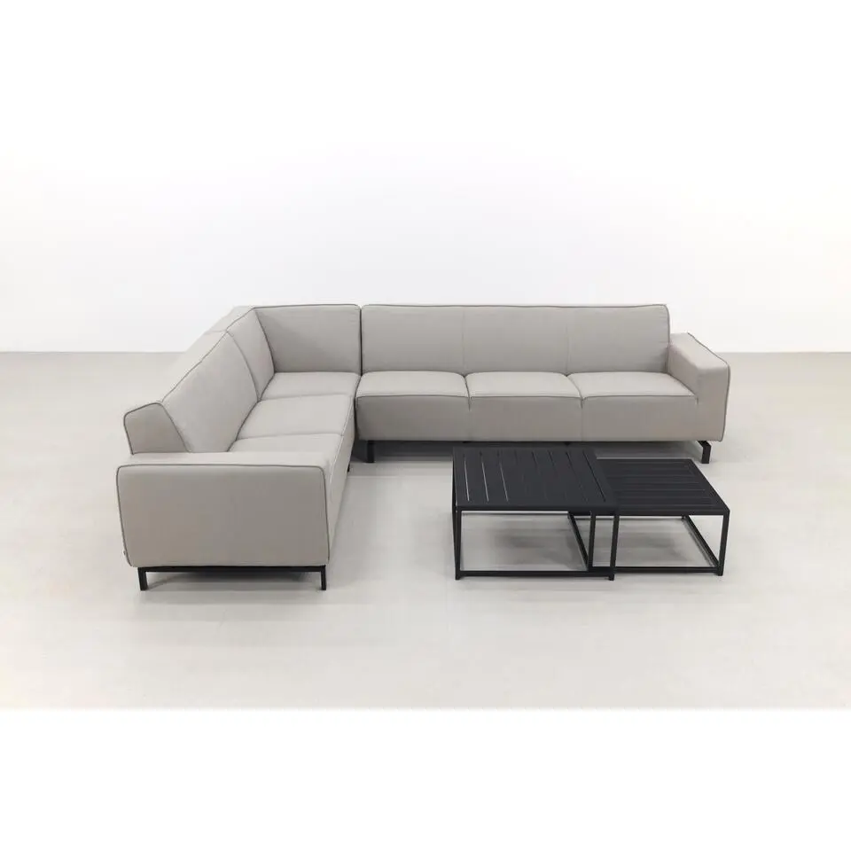 VDG Boavista/Royalty Sunbrella loungeset - Grey - 5-delig - Links