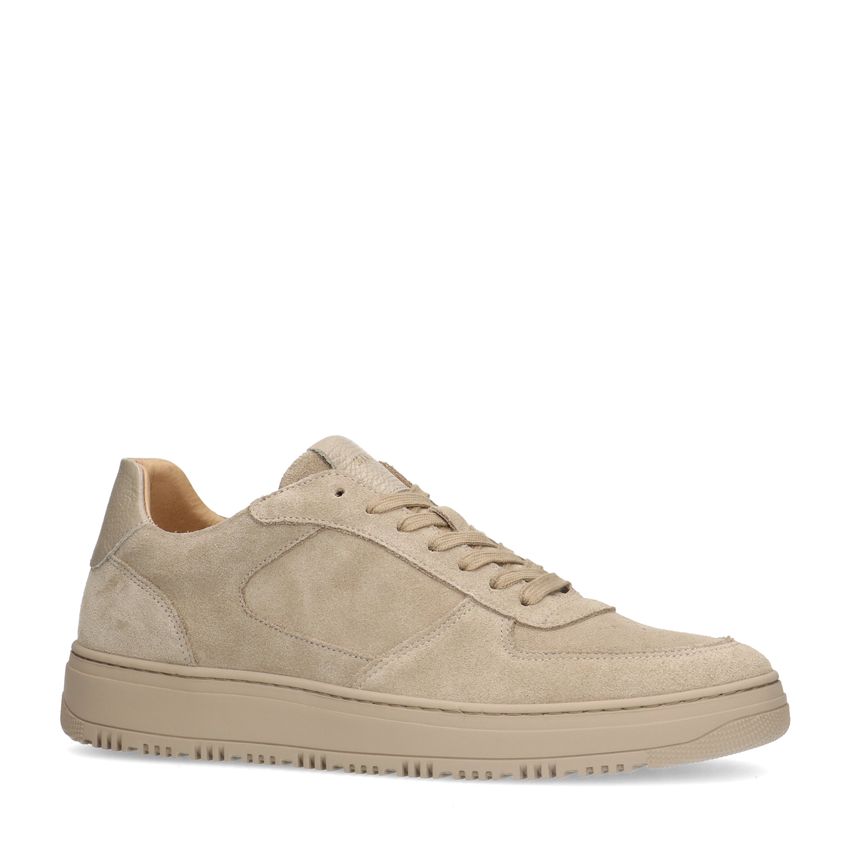 Manfield Beige suède sneakers