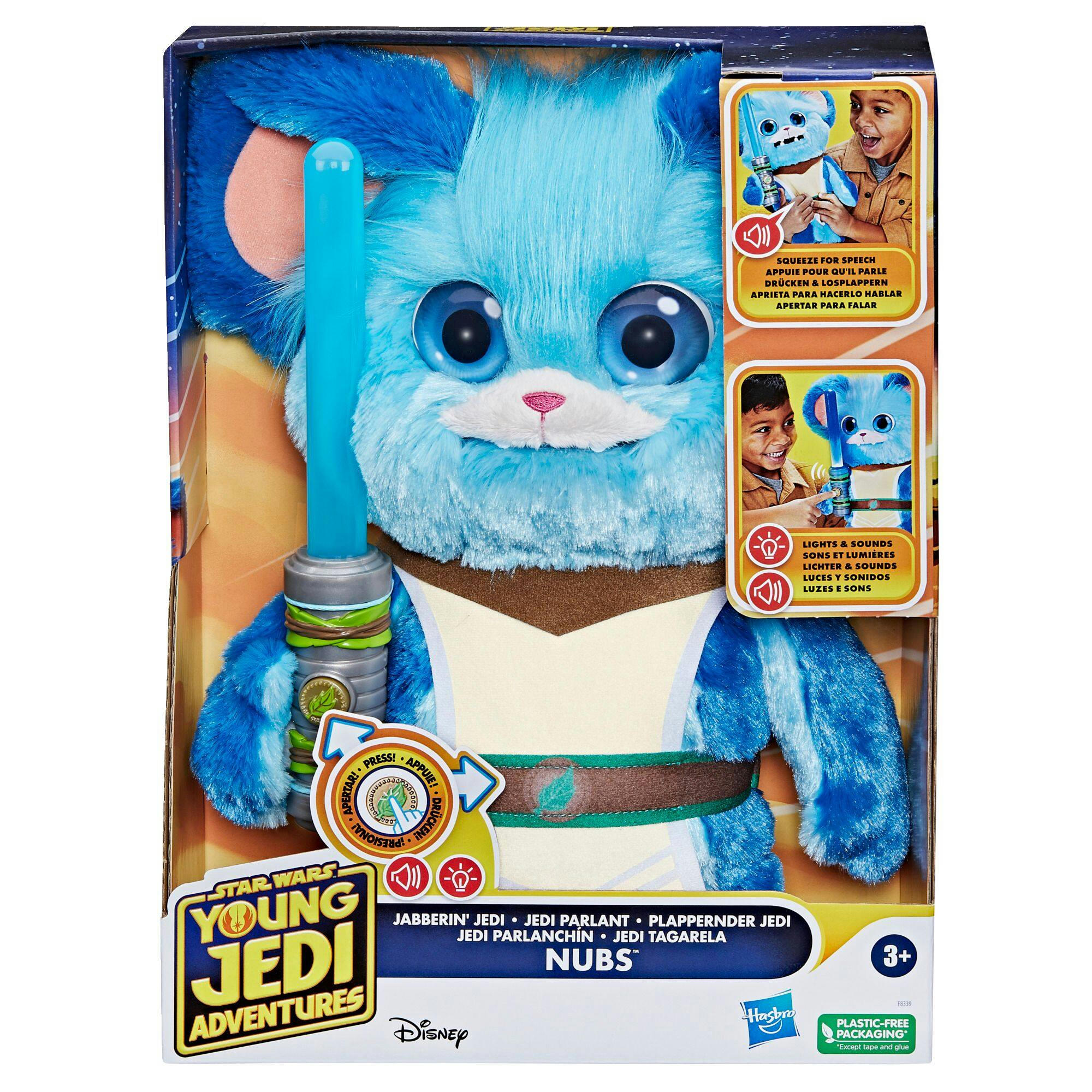 Young Jedi Adventures Electronic Plush, Ages 4+