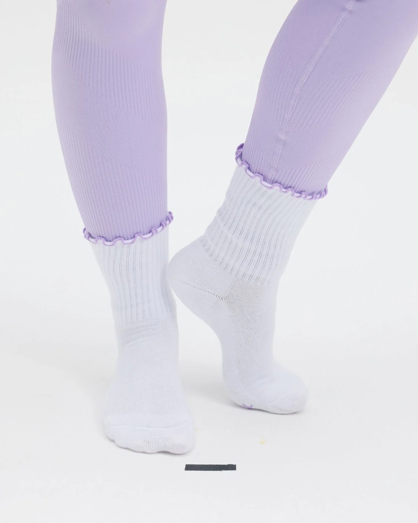 THRIVIN Frill Ruffle Socks | Lilac