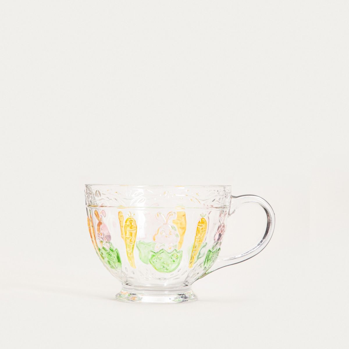 Filiżanka BARREL PRATA w króliczki i marchewki 0,36 l