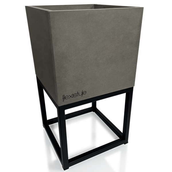 Kwietnik LOFT FIORINO szary 22x22x40 cm