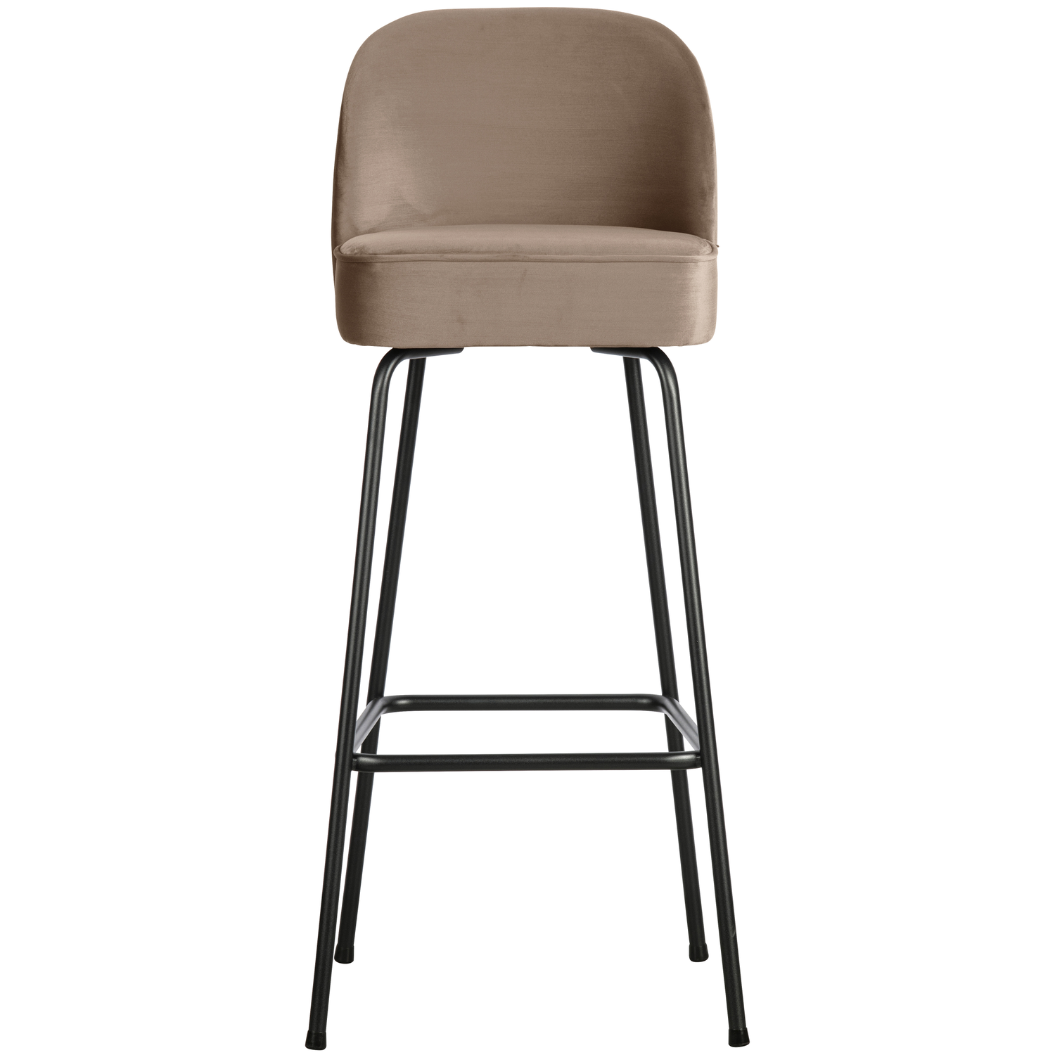 WOOOD barstoel Vogue - Velvet - Khaki - 103x50x55