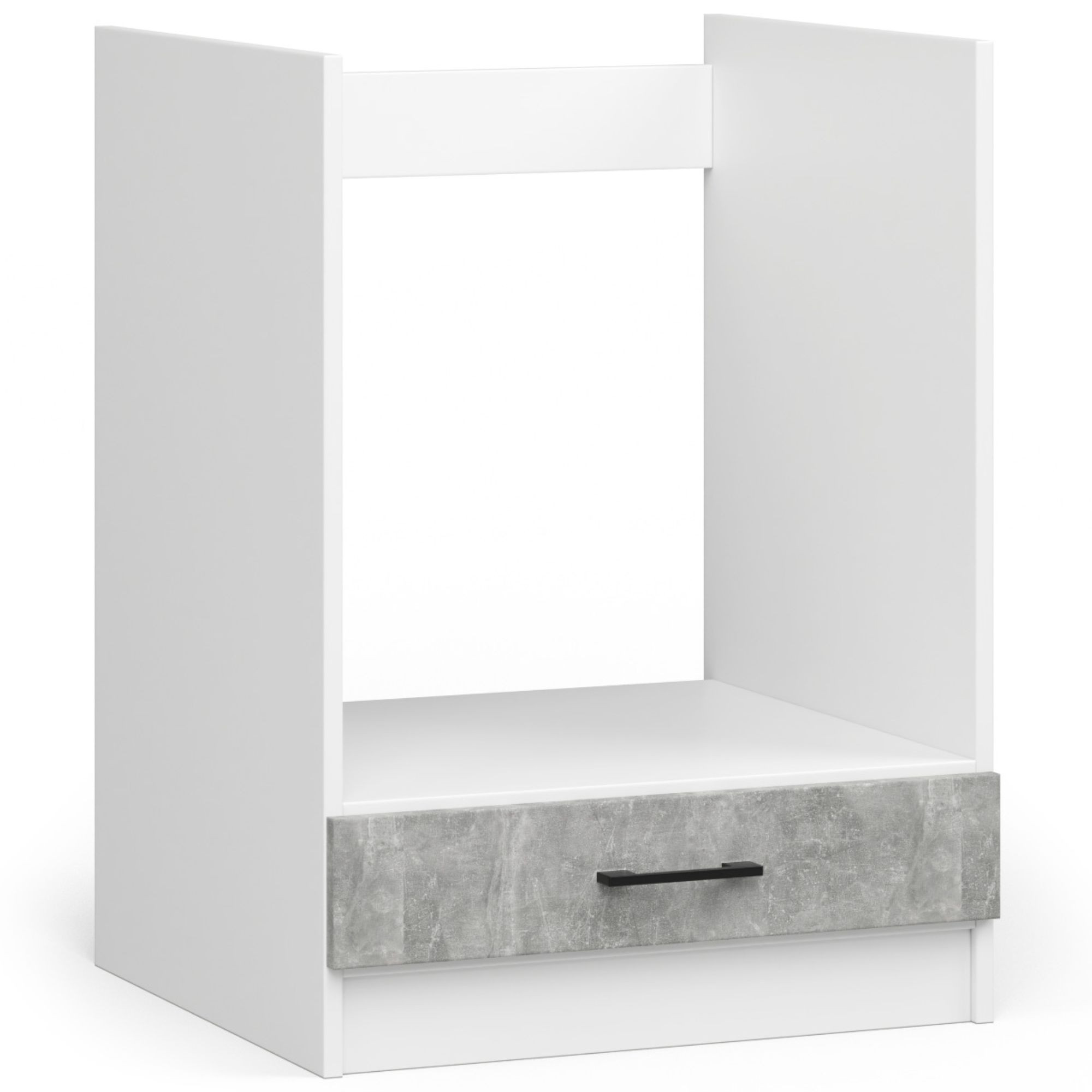 Szafka kuchenna S60 OLIWIA Biała, Beton 60x55x82 cm