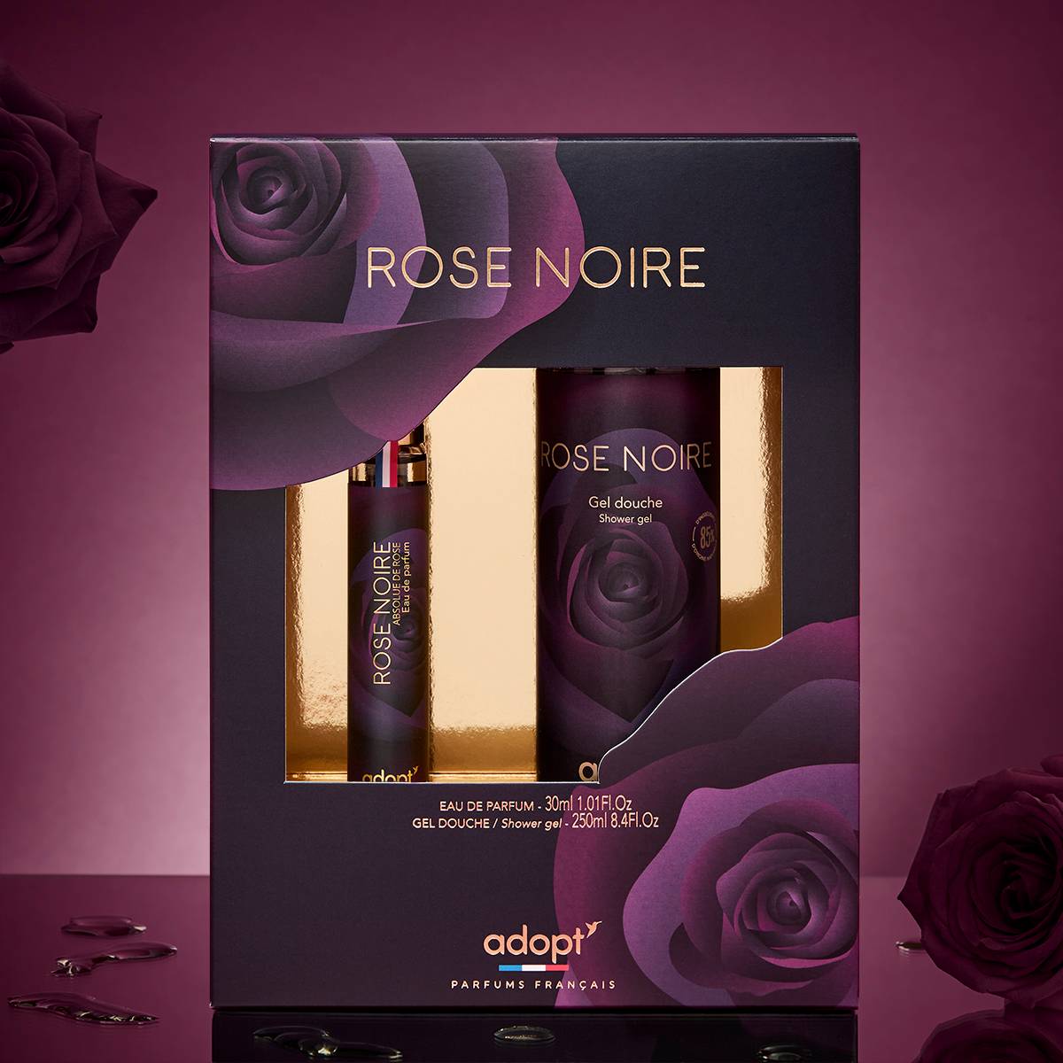 Rose NoireCoffret eau de parfum 30 ml   gel douche 250 ml