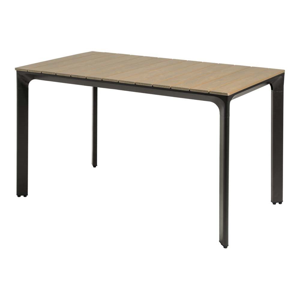 Lesli Living tuintafel Arezzo - antraciet - 130x70x74cm