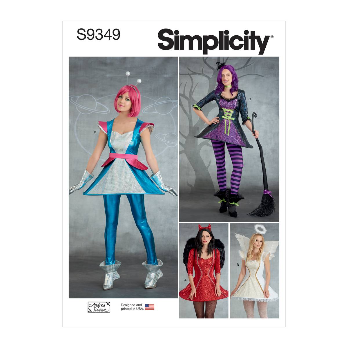 Simplicity Women’s Costume Sewing Pattern S9349 (6-14)