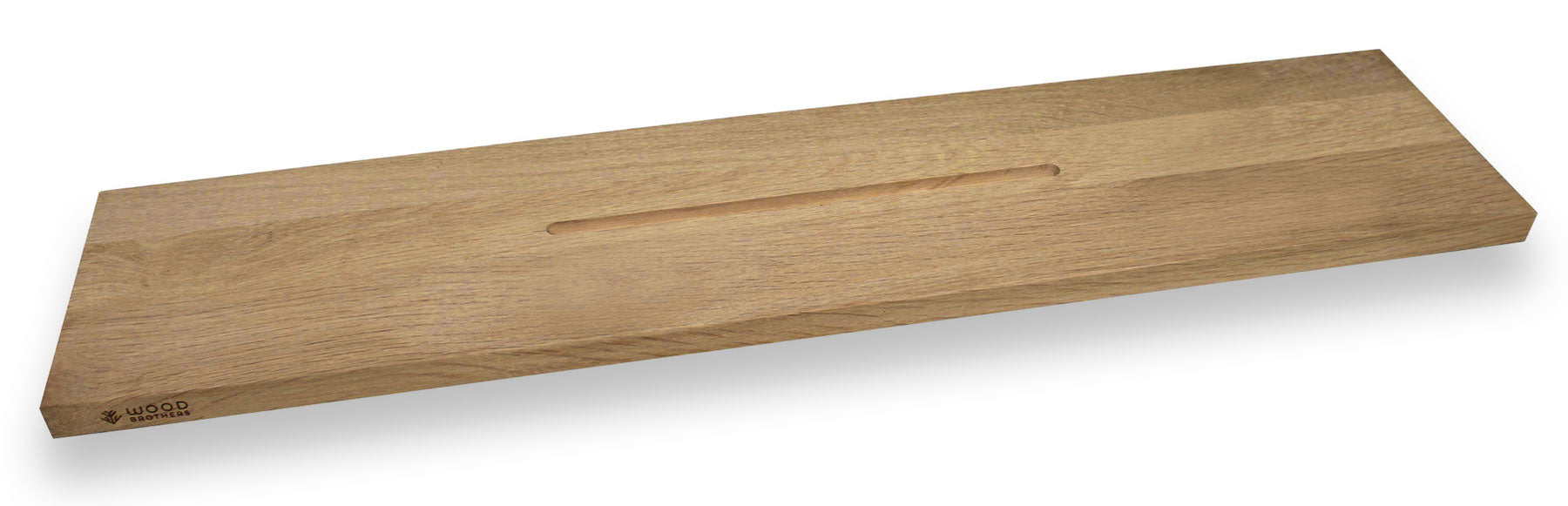 Badplank eiken klei recht 85 x 20 cm - 25 mm