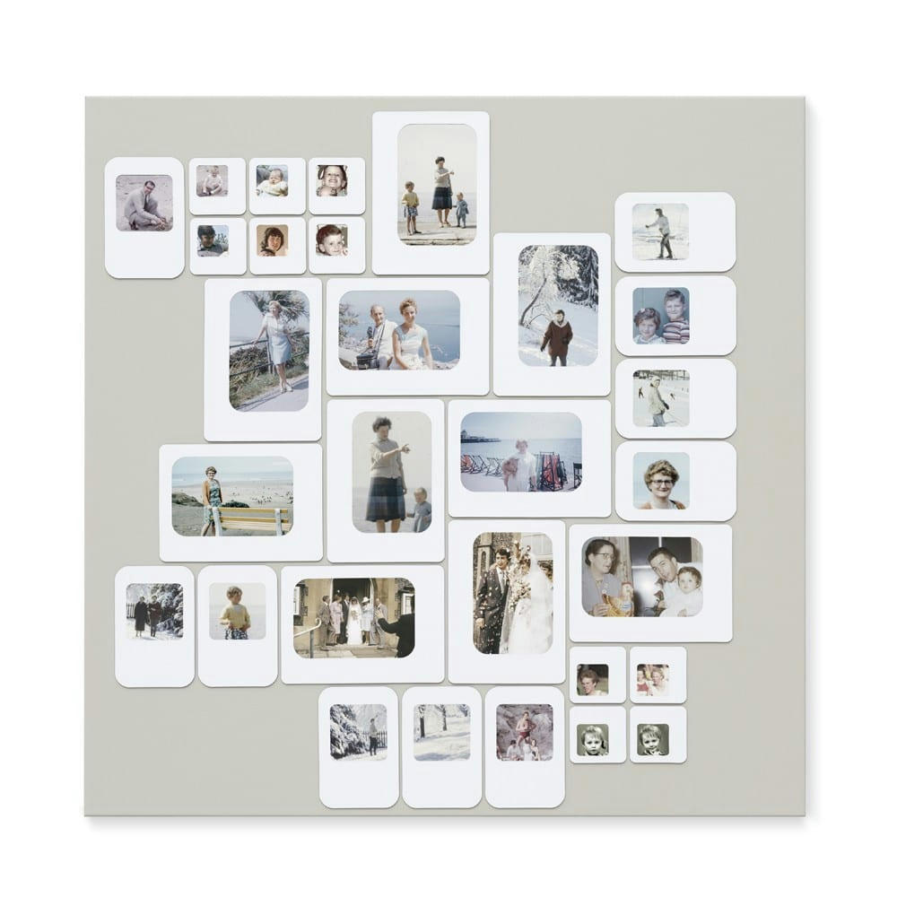 - Cadre photos design pêle mêle m30 acier gris ficelle