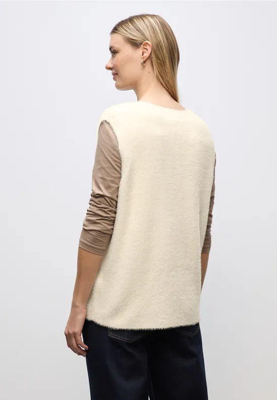 Ärmelloser Pullover