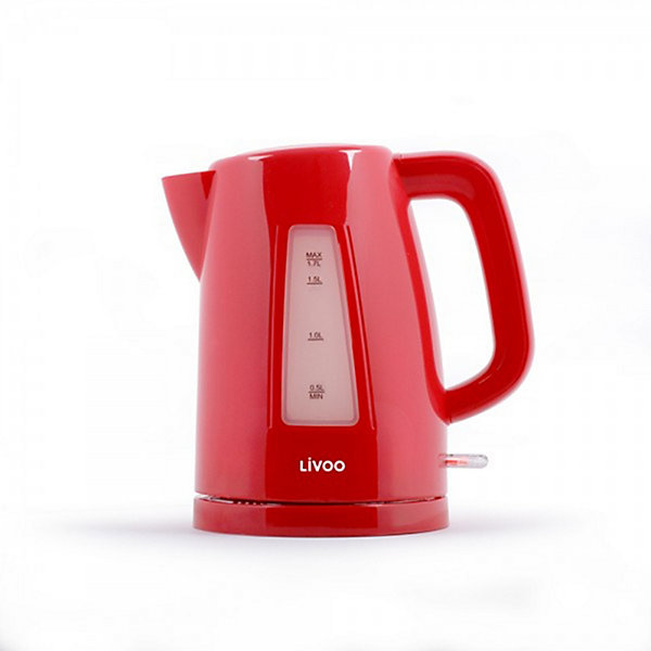 Bouilloire electrique Livoo DOD184R, capacité 1.7L, Puissance 2200W, Filtre anticalcaire amovible