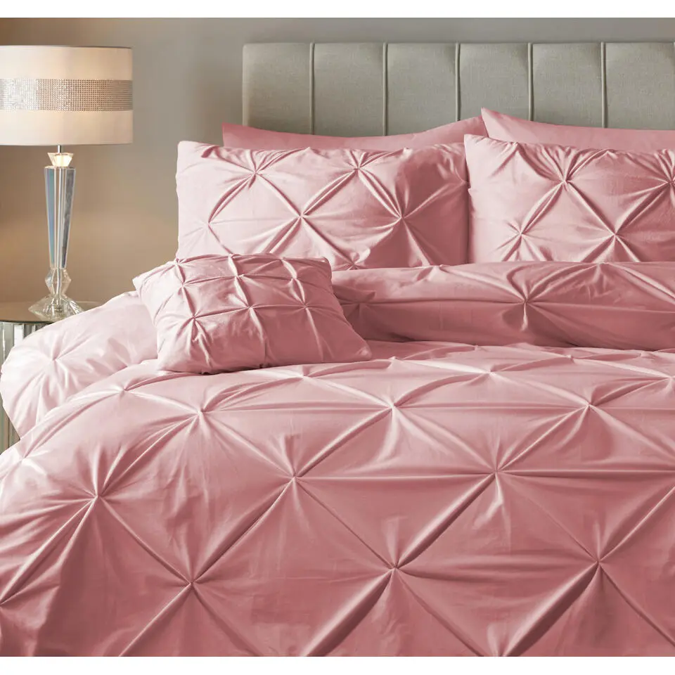 Dekbedovertrek Velvet 240x220 �?Fluweelzacht & Luxe Pintuck Design