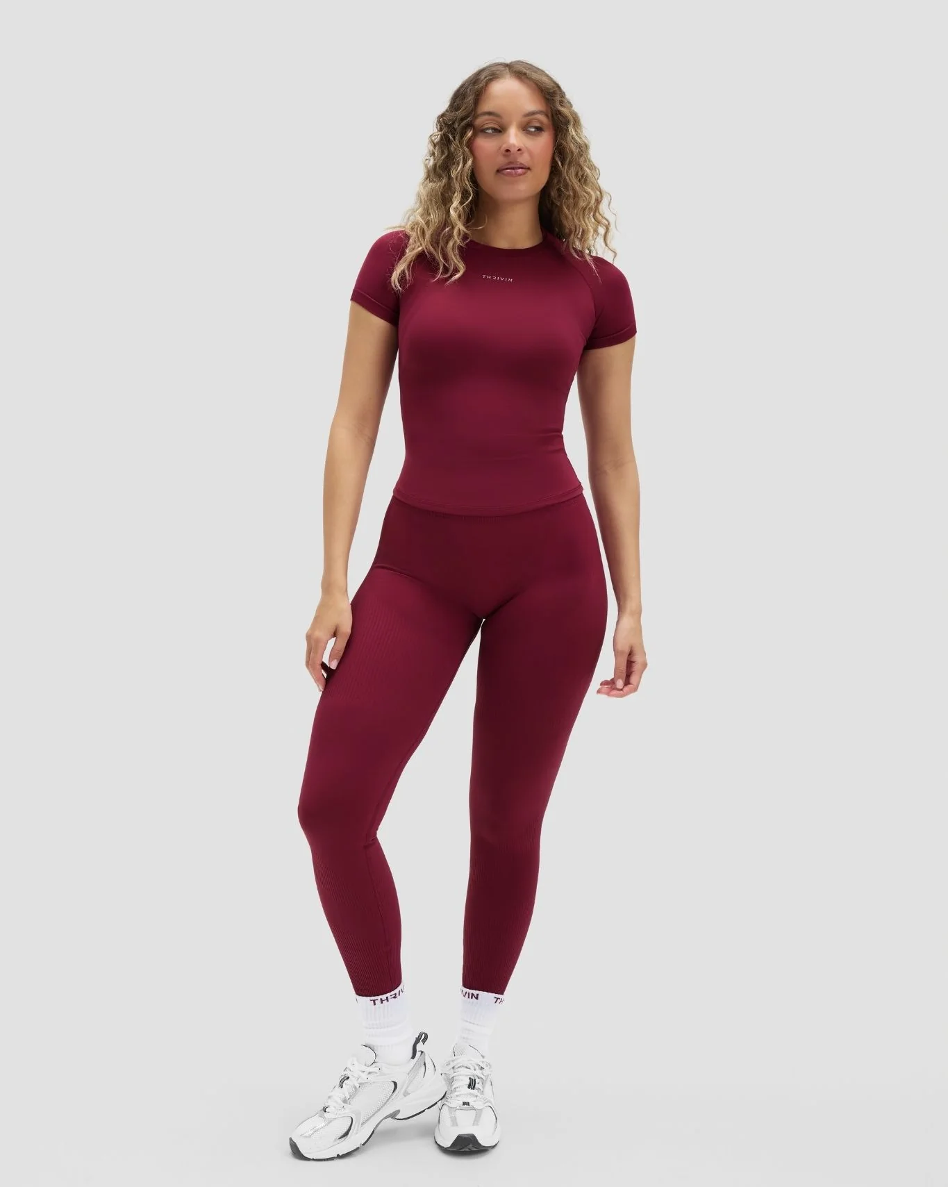 Elevate™ Compression T-shirt | Cherry Berry