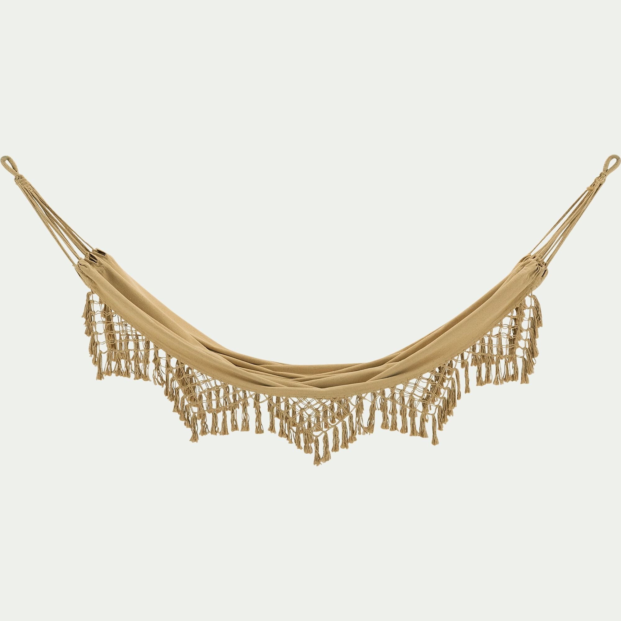 PUGLIA - Hamac en polycoton - beige nèfle