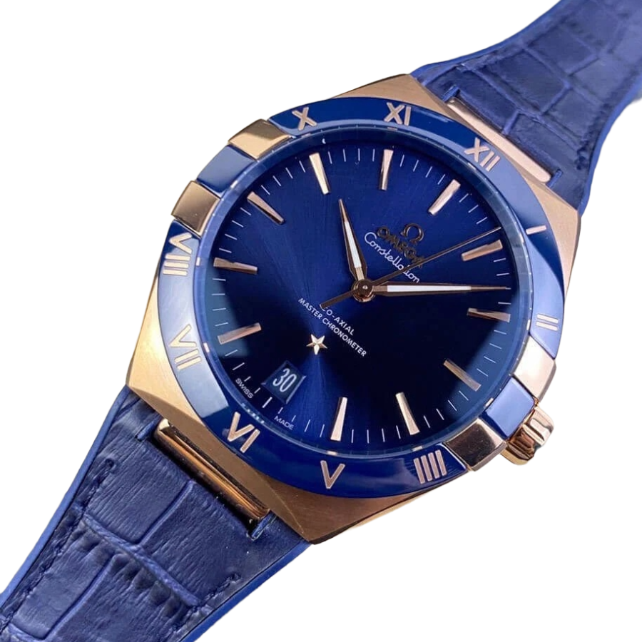 Omega Constellation Blue Strap 131.53.39.20.08.001 Near Original Replica