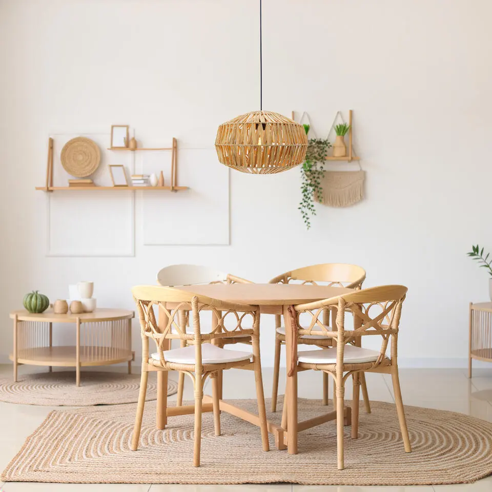 EGLO Sheldon Hanglamp - E27 - &Oslash; 38 cm - Bruin/Zwart - Papier