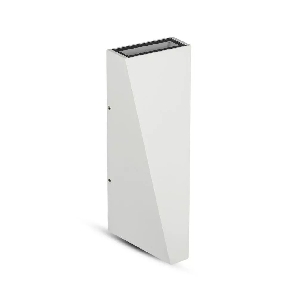 Kinkiet zewnętrzny VT-826-W-N 3000K biały LED 2x4W 450lm IP65 V-TAC