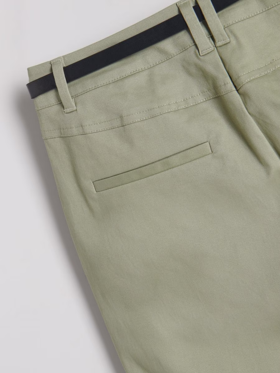 Chino Trousers With Belt