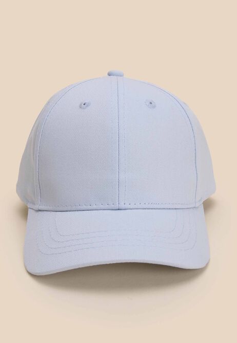 Girls Blue Cotton Baseball Cap