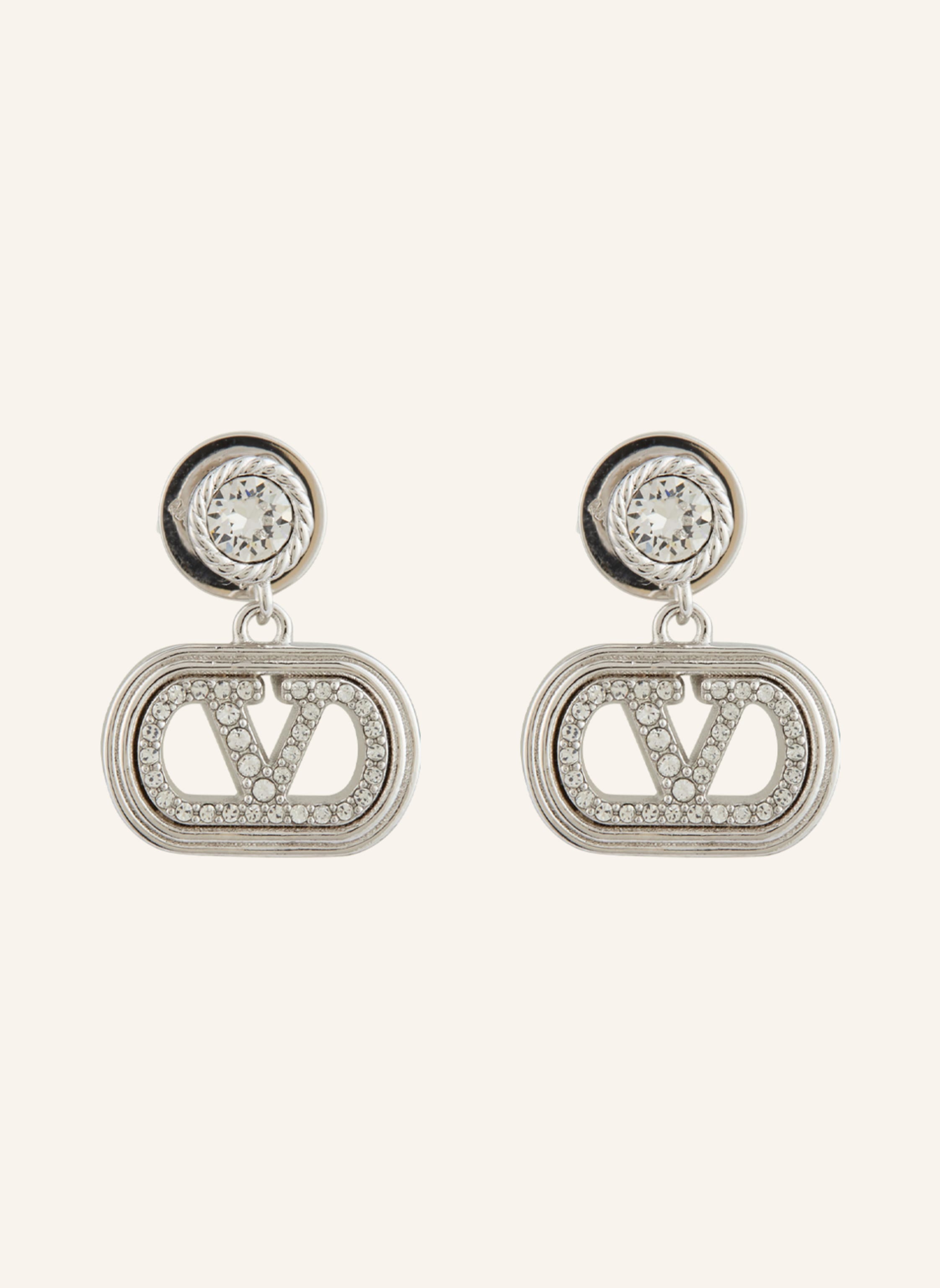 VALENTINO GARAVANI Ohrhänger VLOGO mit Swarovski Kristallen