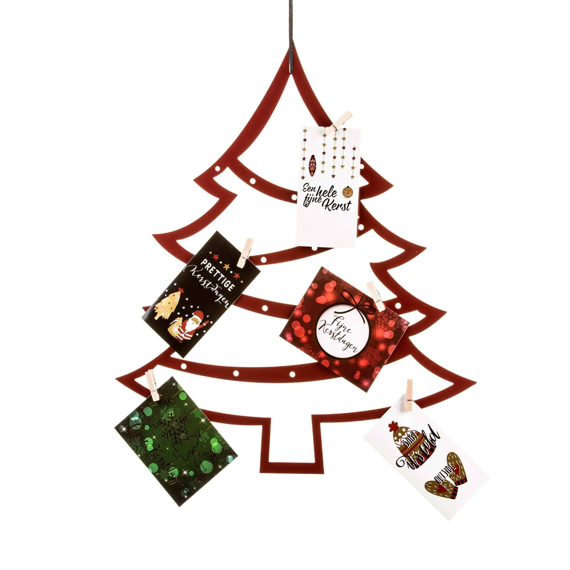 Kerstkaarthouder Kerstboom