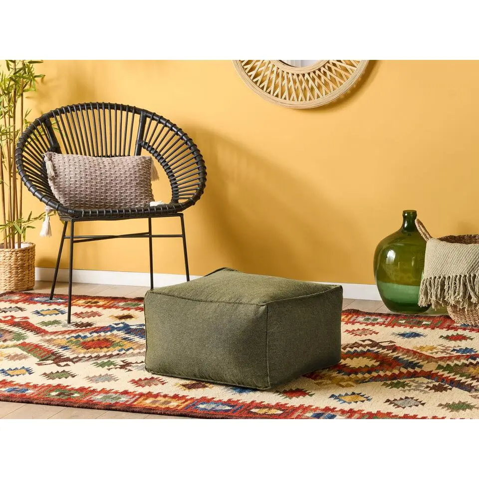 MUKKI - Poef - Groen - Polyester