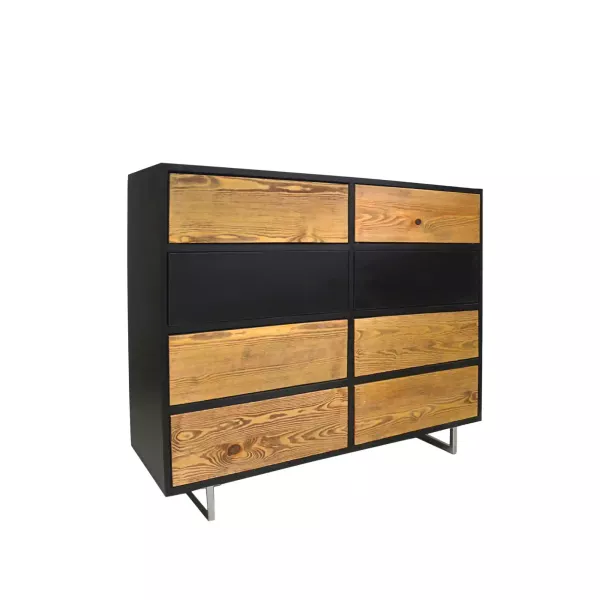Elegancka komoda z drewna litego do salonu NESCA II