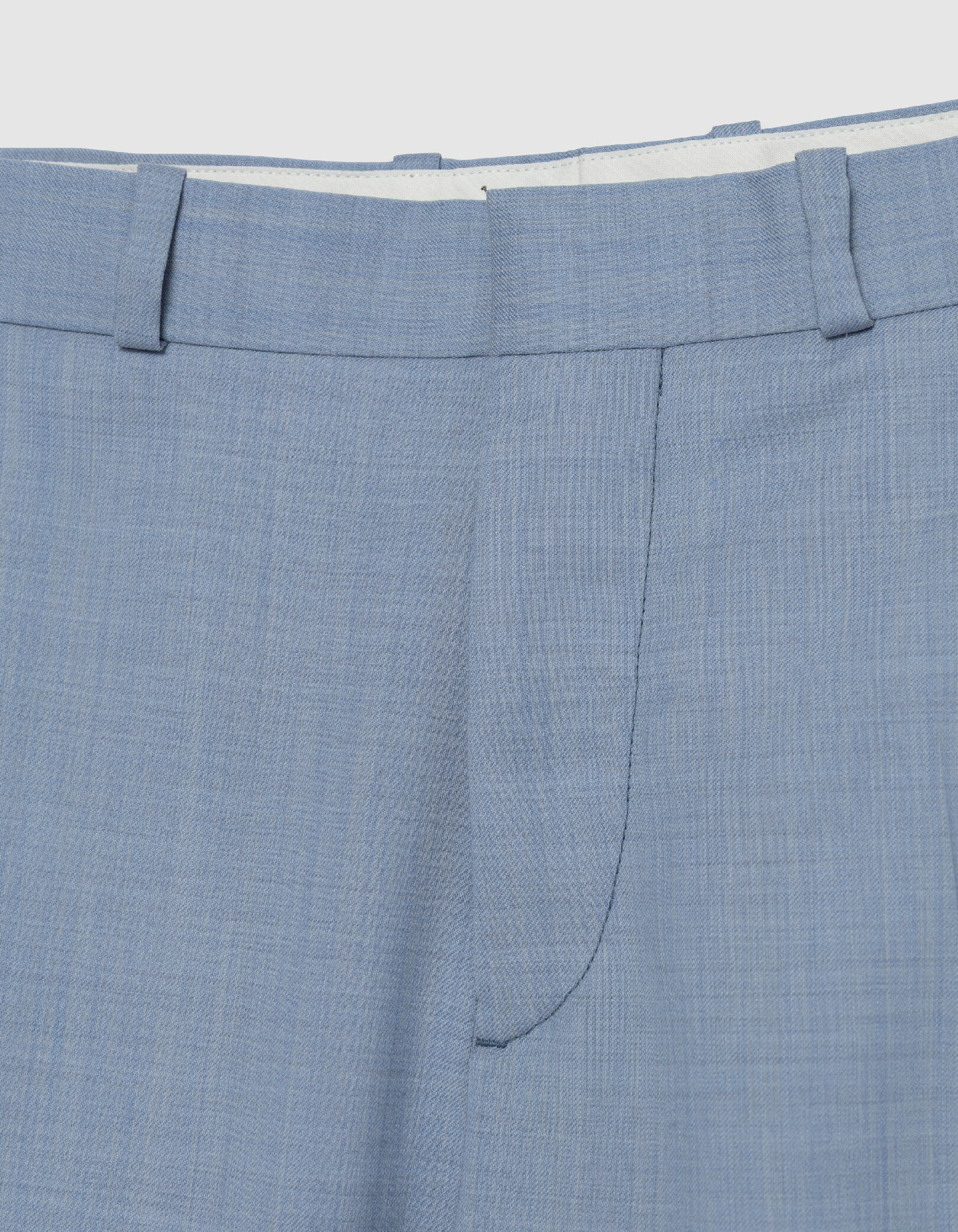 Pantalon de costume bleu ciel faux-uni TRAVEL SUIT Homme