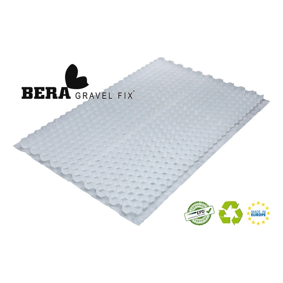 Kiesbefestigungsmatte, »Gravel Fix«, LxBxH: 78,7x58,1x2,6 cm, 7 Stück, weiß