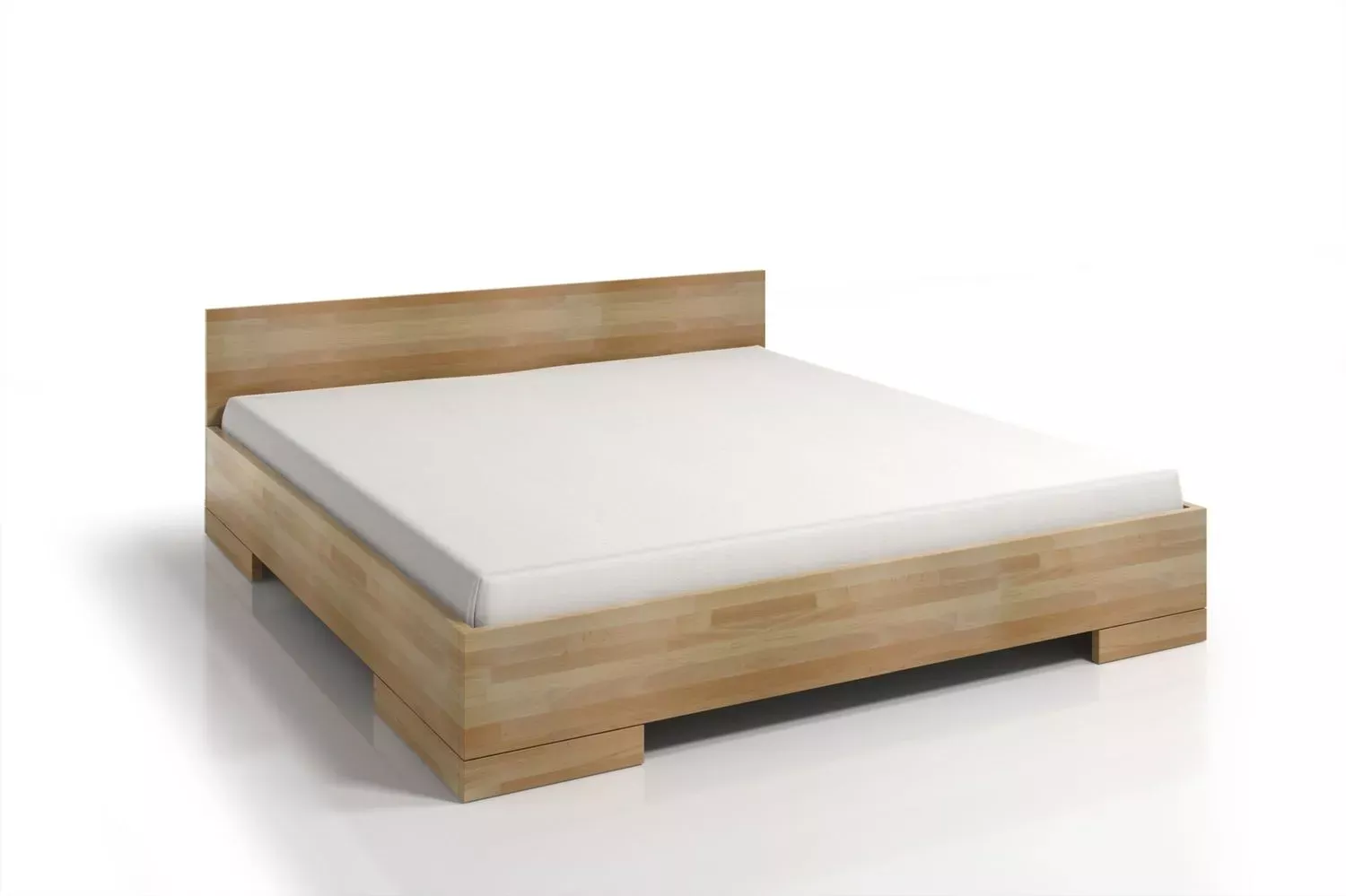 Łóżko SPECTRUM MAXI bukowe 90x200 bez szuflady/bez materaca