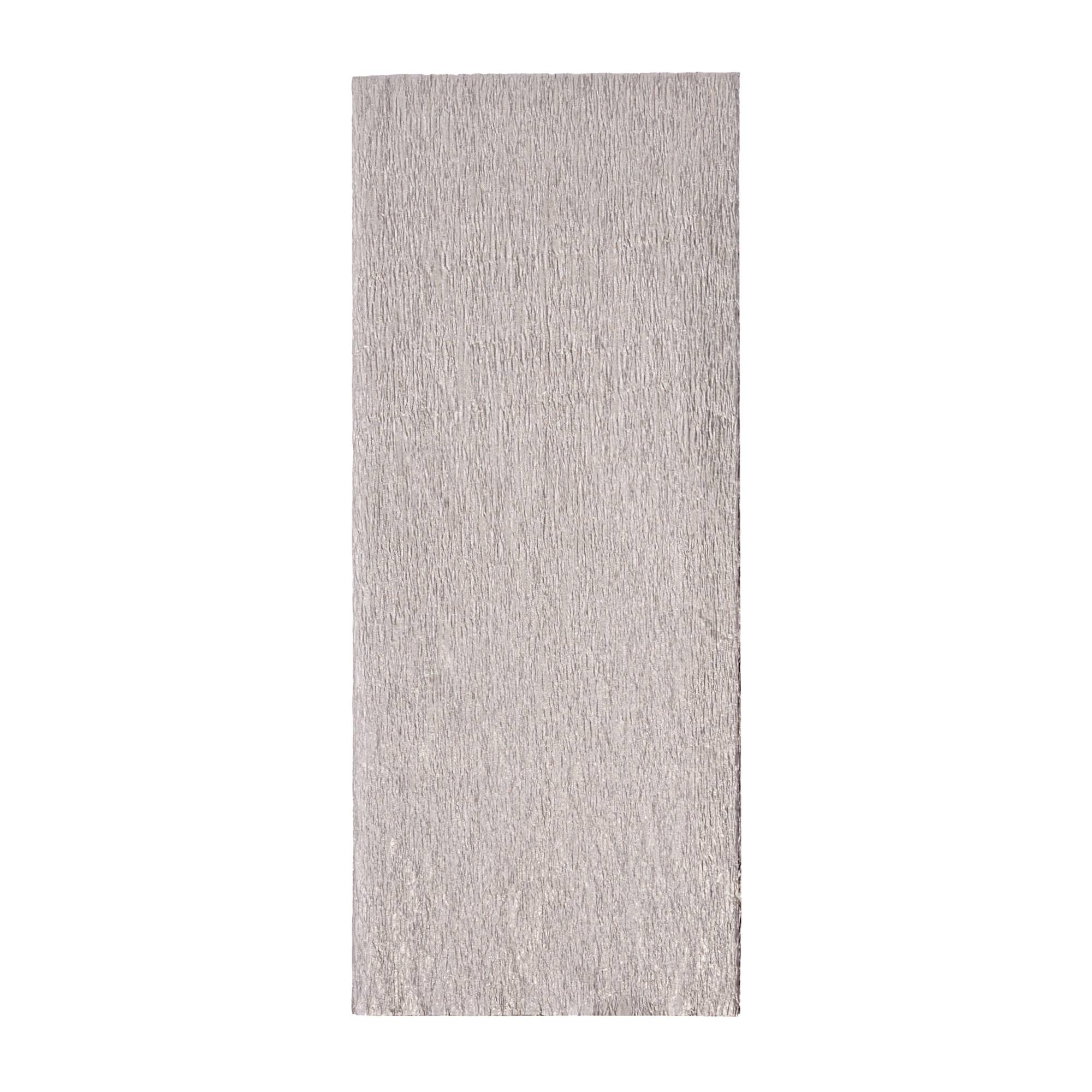 Metallic Silver Crepe Paper 100cm x 50cm