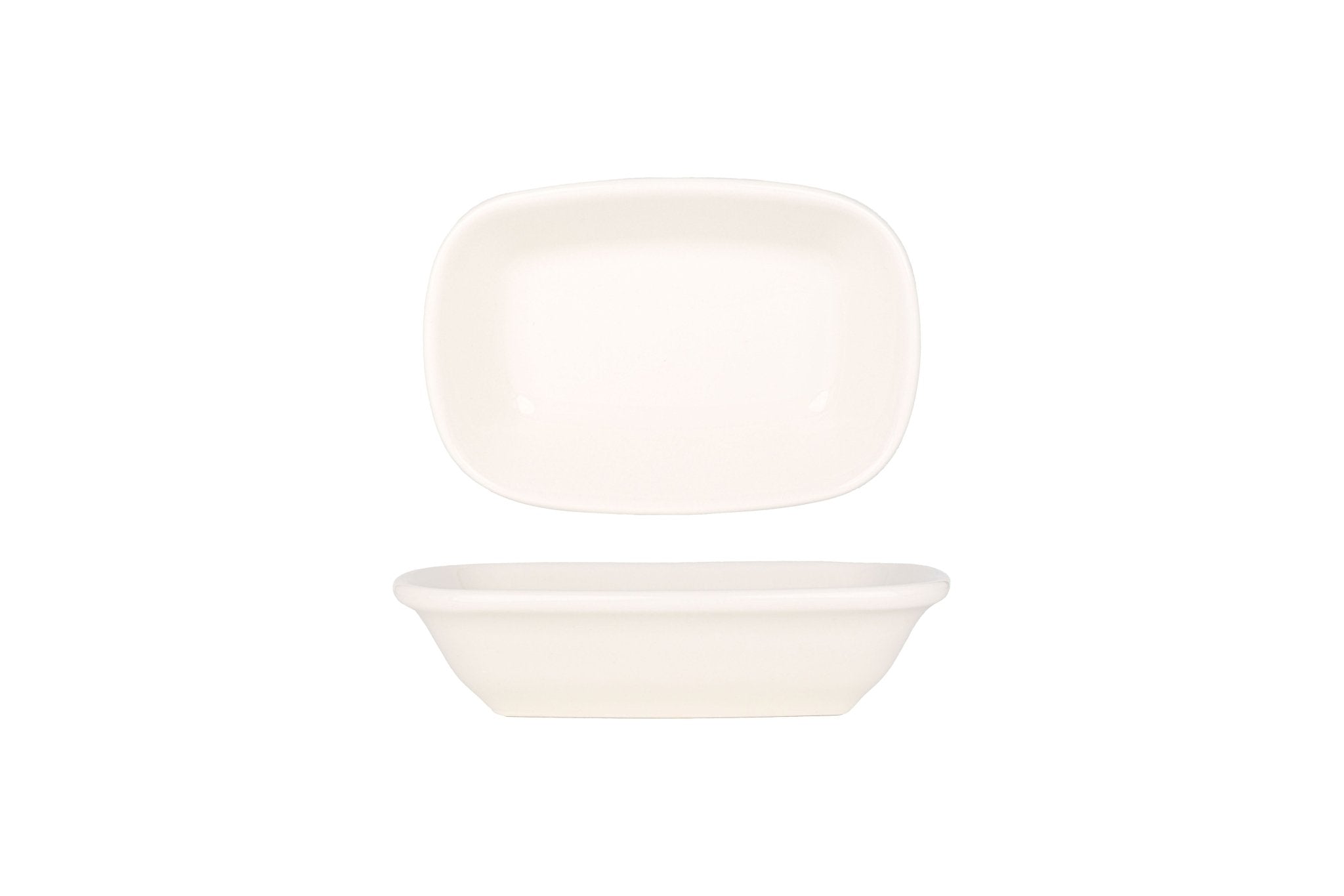 Bonna Serveerschaal - Gourmet - Porselein - 12x8.5 cm - set van 2