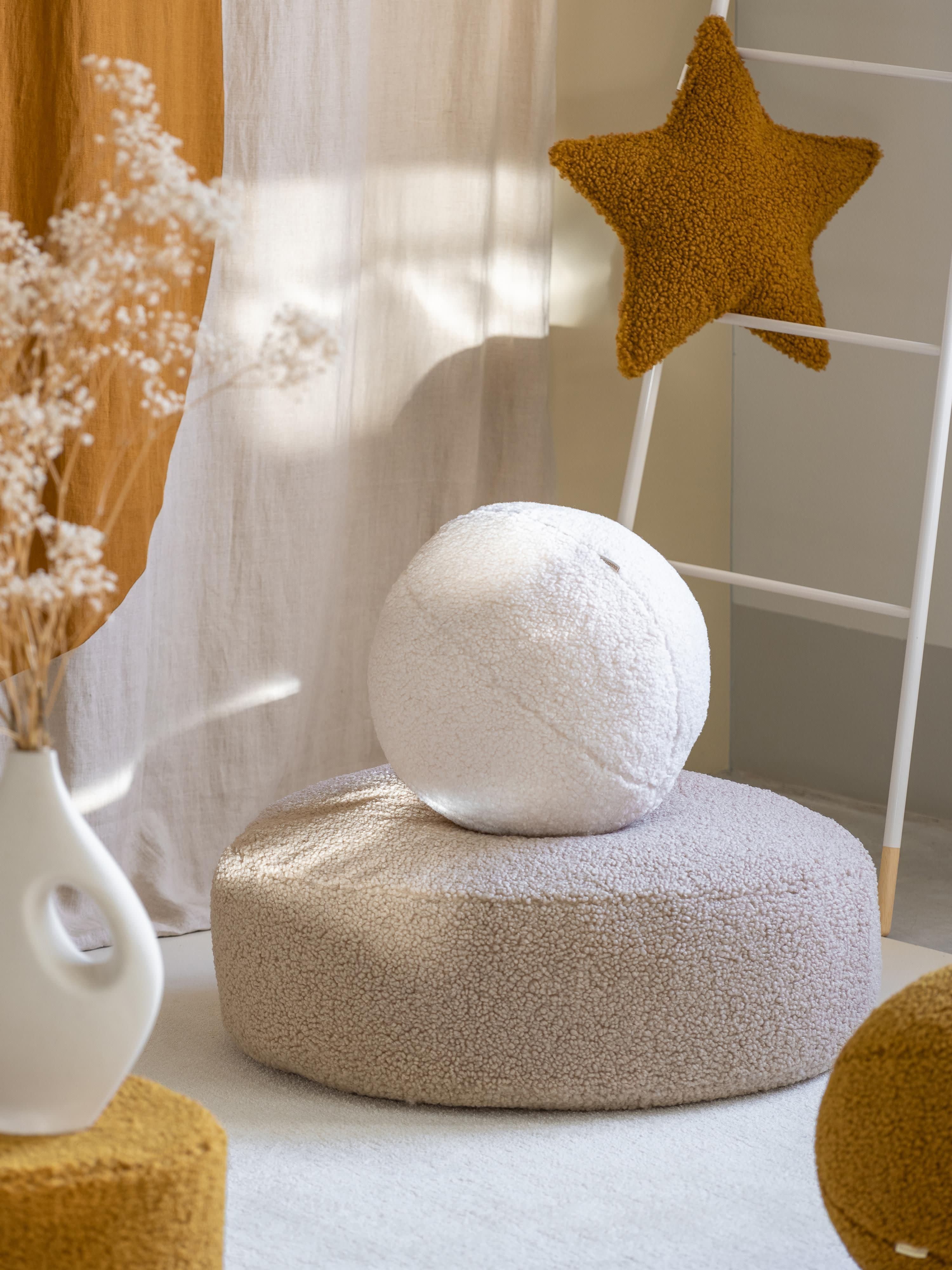 Kinder Teddy-Pouf Sugar, Ø 65 cm