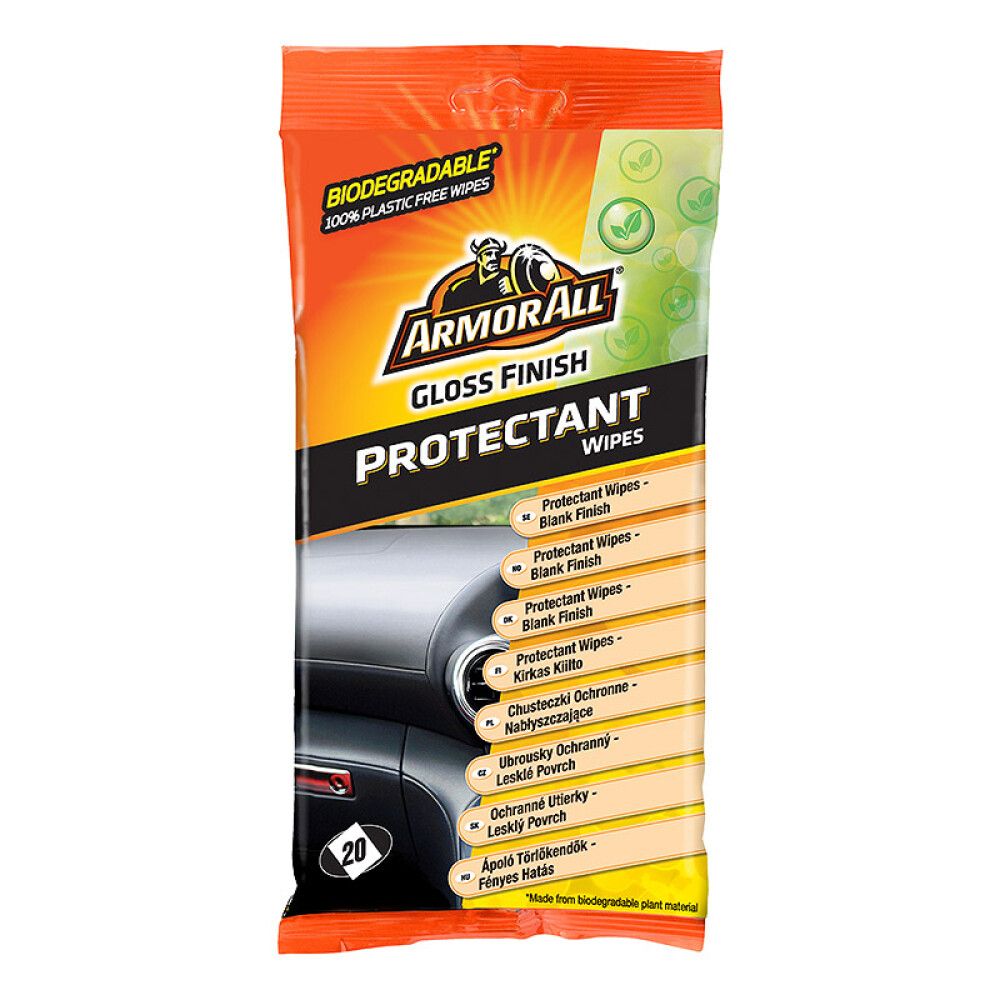 INTERIØRRENS ARMOR ALL BLANK WIPES 20STK