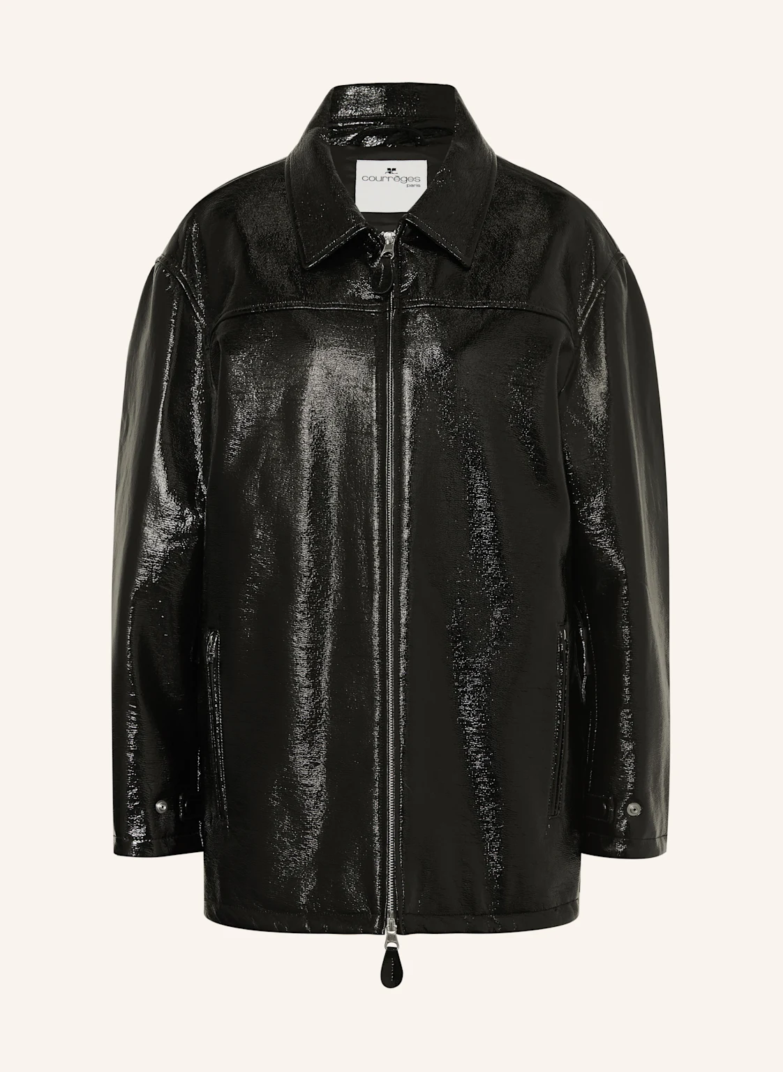 Courrèges Jacke in Lederoptik