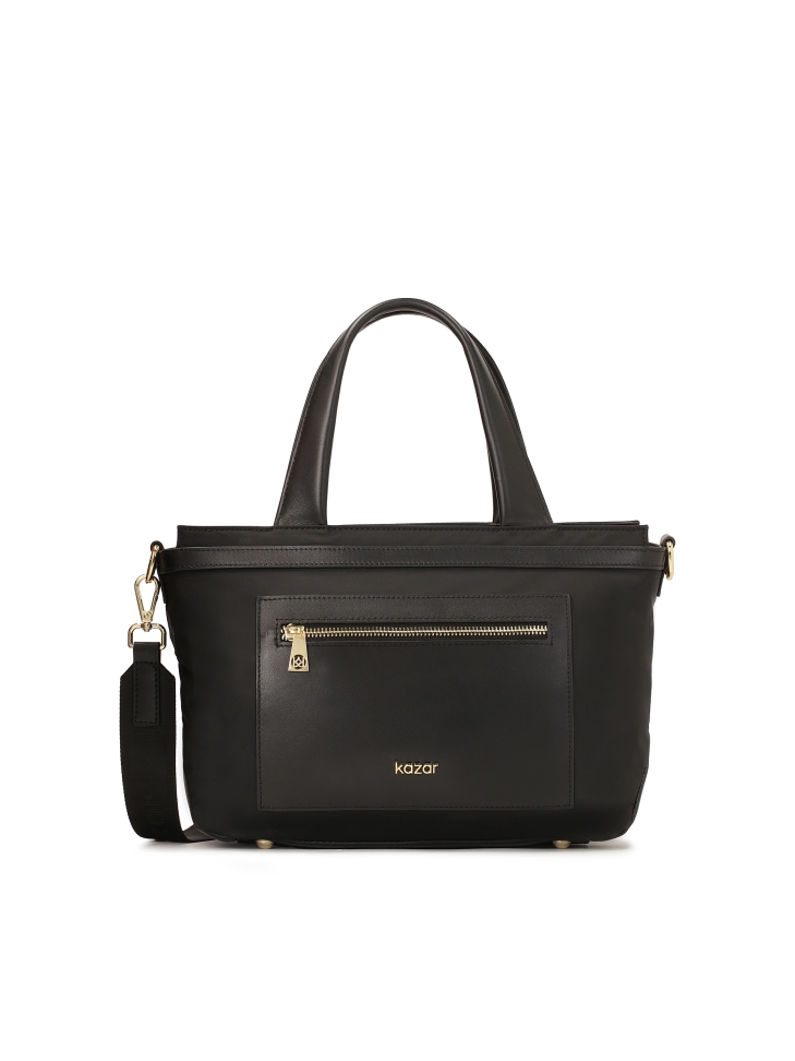 Textile handbag and shoulder bag