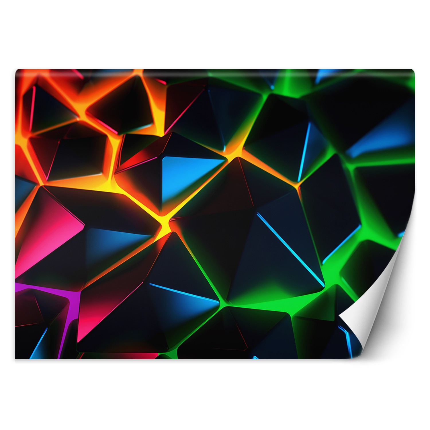 Feeby Fototapeta, Abstrakcja geometryczna 3D 150x105