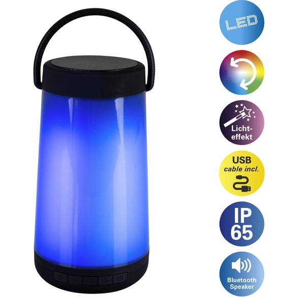LED-Tischleuchte, LED, RGB (mehrfarbig), inkl. Leuchtmittel, Höhe: 18 cm