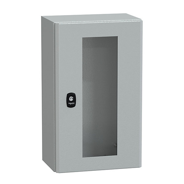 Nsys3d5320t Coffret Métallique étanche Ip66 - 500x300x200 - Porte Vitrée - Spacial S3d - Schneider Electric